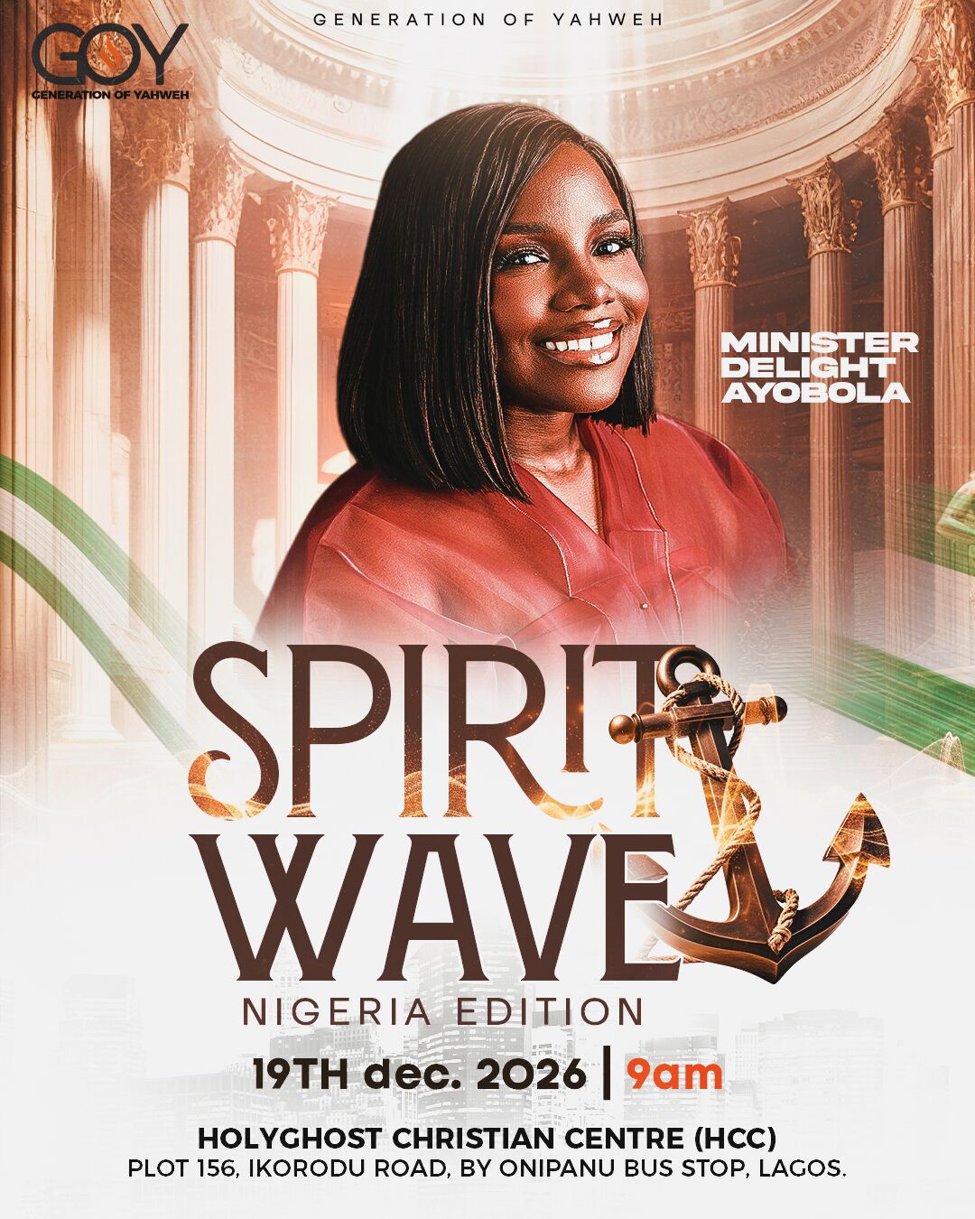 Minister Delight Ayobola, Music Minister, Spirit Wave Nigeria Edition