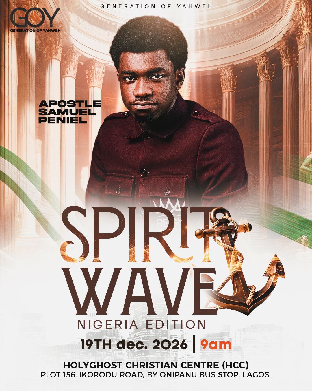 Apostle Samuel Peniel, Speaker, Spirit Wave Nigeria Edition